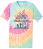 Tie Dye Porch Party Short Sleeve Tee PC147 - Pastel Rainbow - Port & Co™ ADULT Tie-Dye Tee