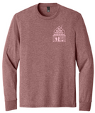 Porch Season Long Sleeve Tee DM132 - Blush Frost - District® Perfect Tri® Long Sleeve Tee