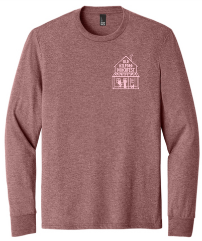 Porch Season Long Sleeve Tee DM132 - Blush Frost - District® Perfect Tri® Long Sleeve Tee
