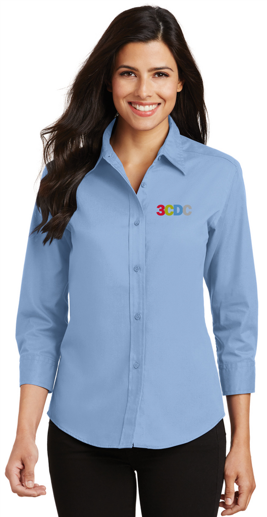 3CDC Port Authority® Ladies 3/4-Sleeve Easy Care Shirt