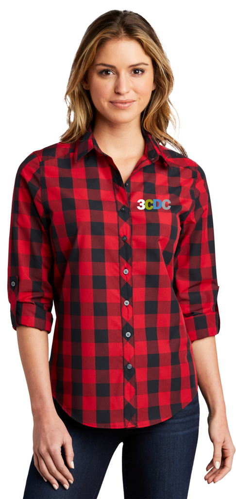 3CDC Port Authority® Ladies Everyday Plaid Shirt